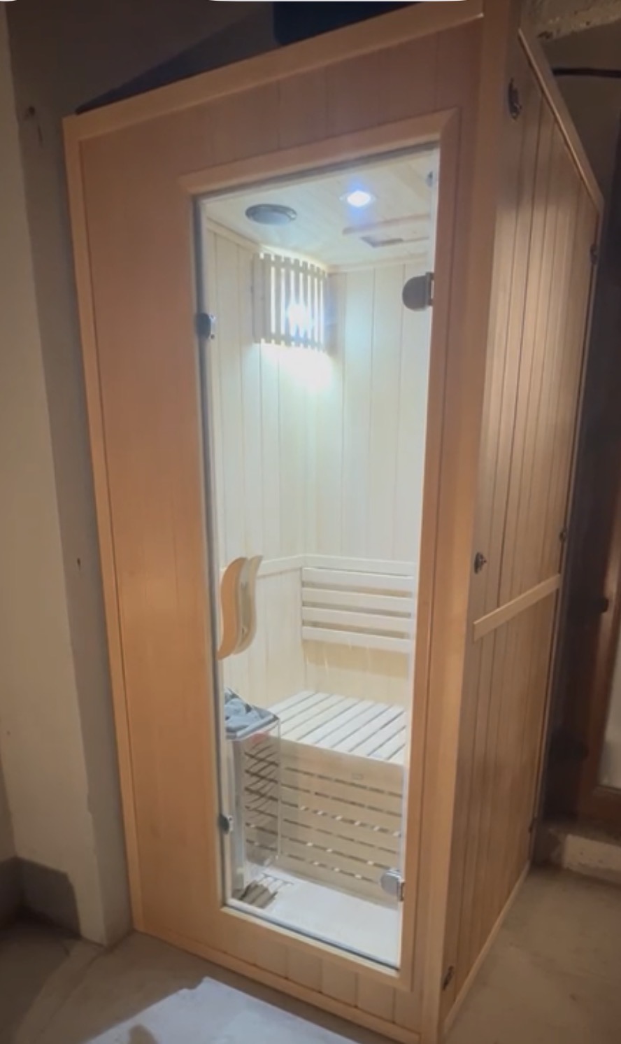 Mono Traditional Sauna | Finnish Space Saving 1 Person Sauna